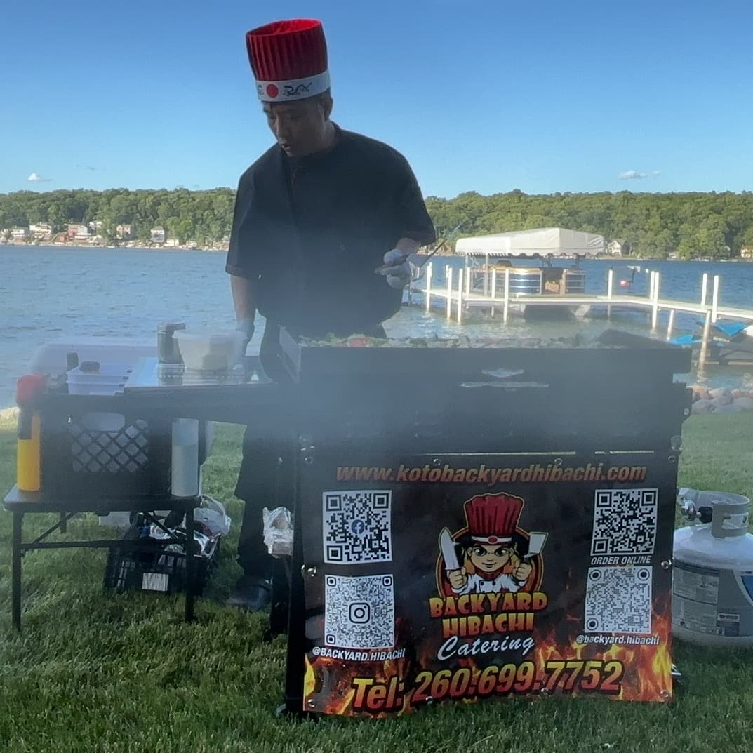 Backyard Hibachi party